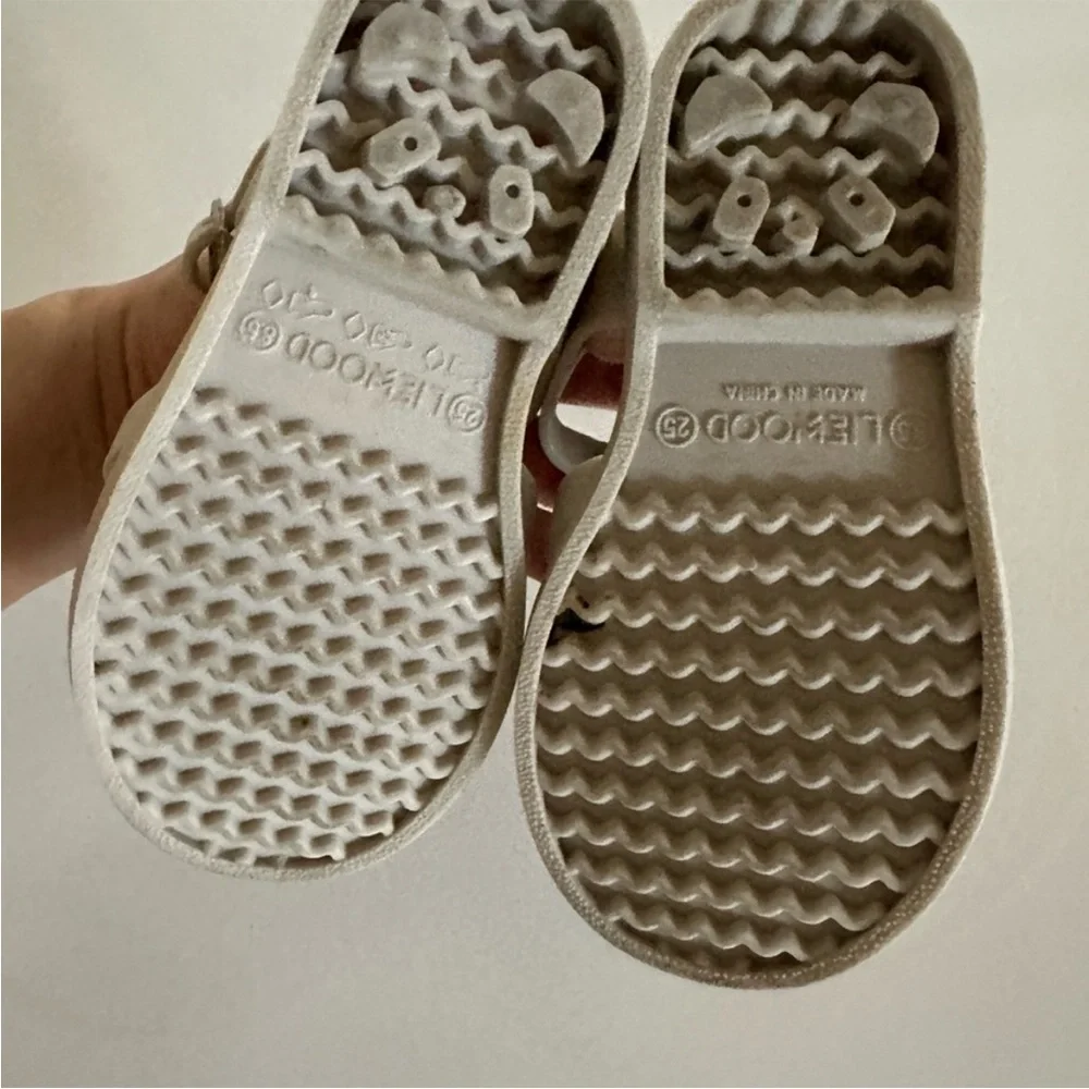 Kids Cream Sandals LIEWOOD Bre Jelly Beach Water Sandals girl size 8.5 toddler - Picture 5 of 7